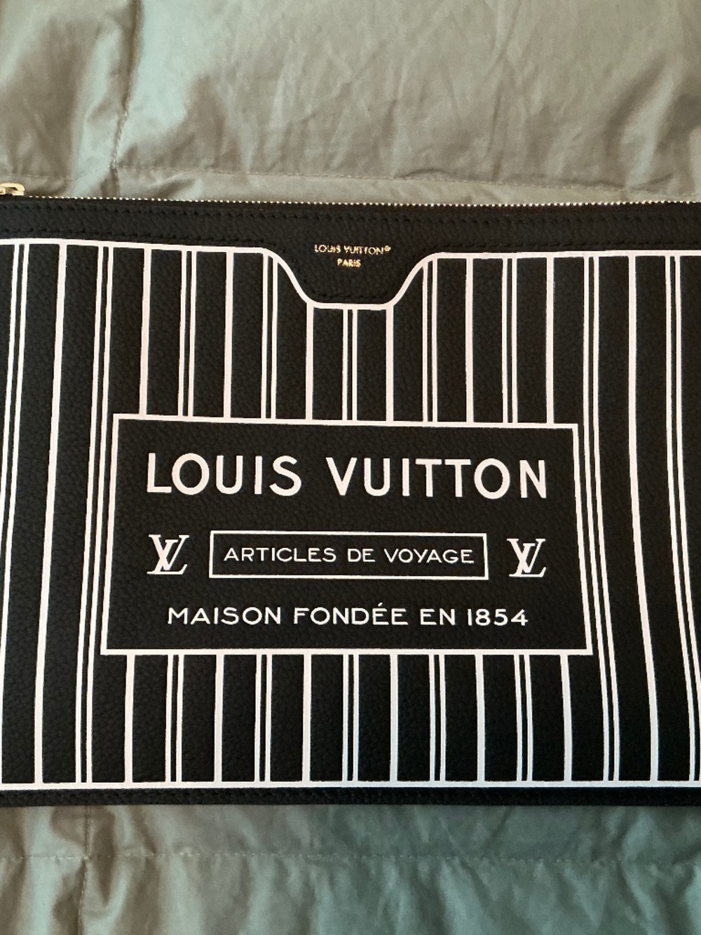 Louis Vuitton Calfskin Neverfull Inside Out BB Pochette